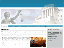 Tablet Screenshot of columbuslegal.net